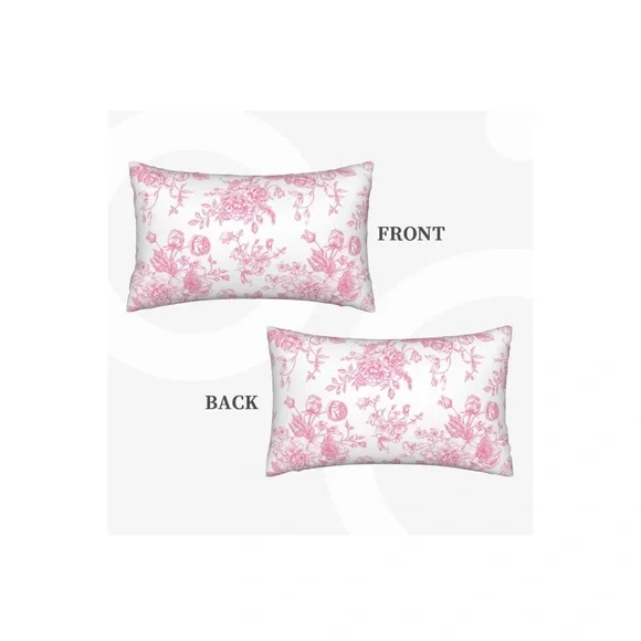 🩷Floral Pink Pillowcase Set - Picture 2 of 5